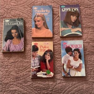 Vintage Sweet Dreams Romance Paperback Book Collection